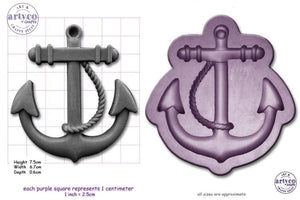 Anchor Large Mould Silicone Mold