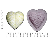 ANGEL WINGS HEART Mould Medium, Small & Mini, Large or Extra Large from