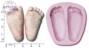 Baby Feet Small Silicone Mold