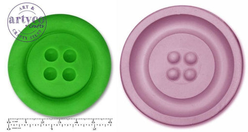 Button Jumbo Plain Silicone Mold