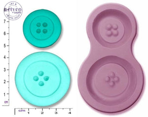 Buttons X 2 Large Silicone Mold