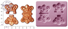 Steam Punk Hinges Large Silicone Mold