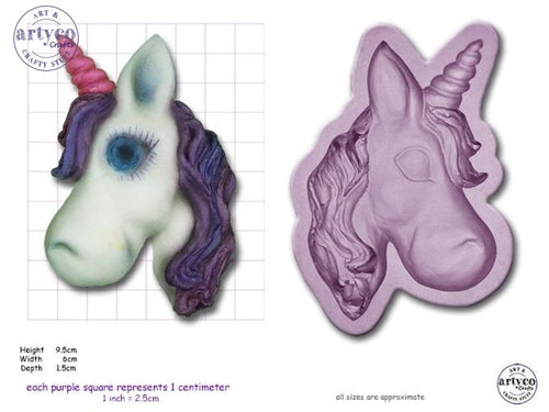 Unicorn Head #1 Silicone Mold